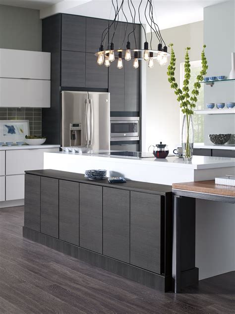 modern grey and white cabinets